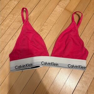 Calvin Klein Fuchsia Bralette